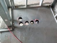 core drill holes